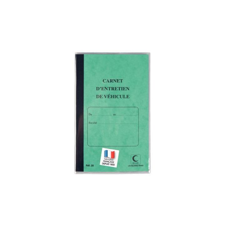 Carnet d'entretien de véhicule 28 LEBON & VERNAY