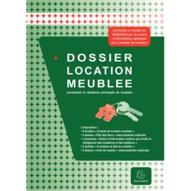 Achetez Paquet de 5 dossiers contrat de location meublée 49E EXACOMPTA pas cher sur Ma Rentrée Sco..