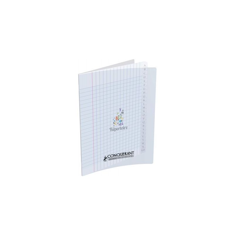 Achetez Répertoire piqué 96 pages, 17x22 cm, seyès 90 g couverture en polypropylène incolore 400.. Achetez Répertoire piqué 96 pages, 17x22 cm, seyès 90 g couverture en polypropylène incolore 400..