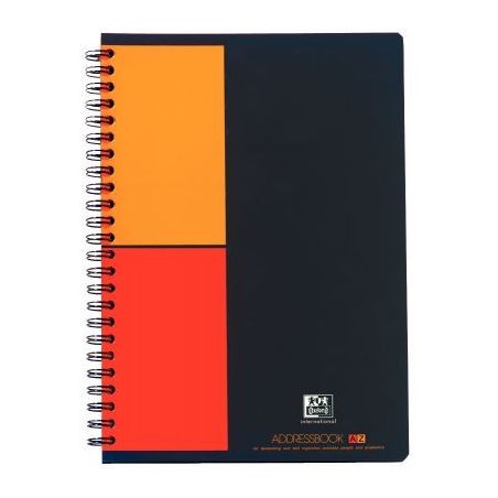 Achetez Répertoire à reliure intégrale ADDRESSBOOK 144 pages format A5 100103165 OXFORD INT HAMEL..