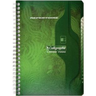 Achetez Répertoire à  reliure intégrale 180 pages, format 14,8 x 21 cm, quadrillé 5x5 247C CLAI..