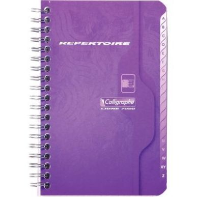 Achetez Répertoire à  reliure intégrale 180 pages, format 11 x 17 cm, quadrillé 5x5 237C CLAIRE..