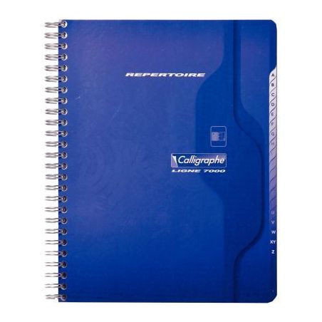 Achetez CONQUERANT C7 Répertoire spiralé 180 pages 70g 17x22cm petits carreaux 5x5. Couverture car..