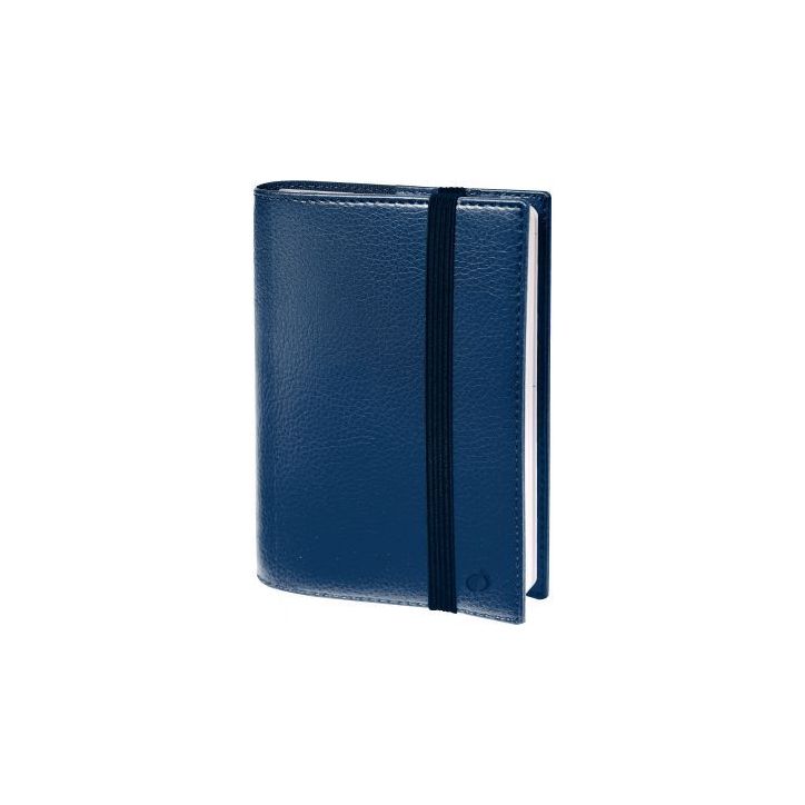 Agenda semainier Time&Life 10x15cm bleu métal 565083Q QUO VADIS