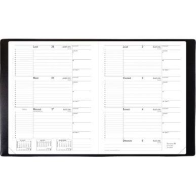 Achetez Agenda semainier août à août le principal noir 164034Q QUO VADIS pas cher sur Ma Rentrée..