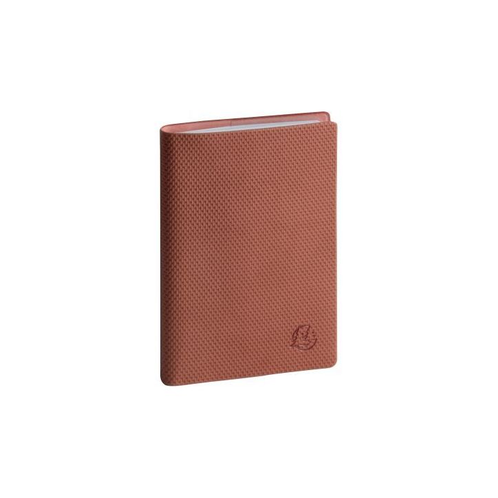 Agenda semainier Canvas 9x13cm Terracotta 1301369E EXACOMPTA