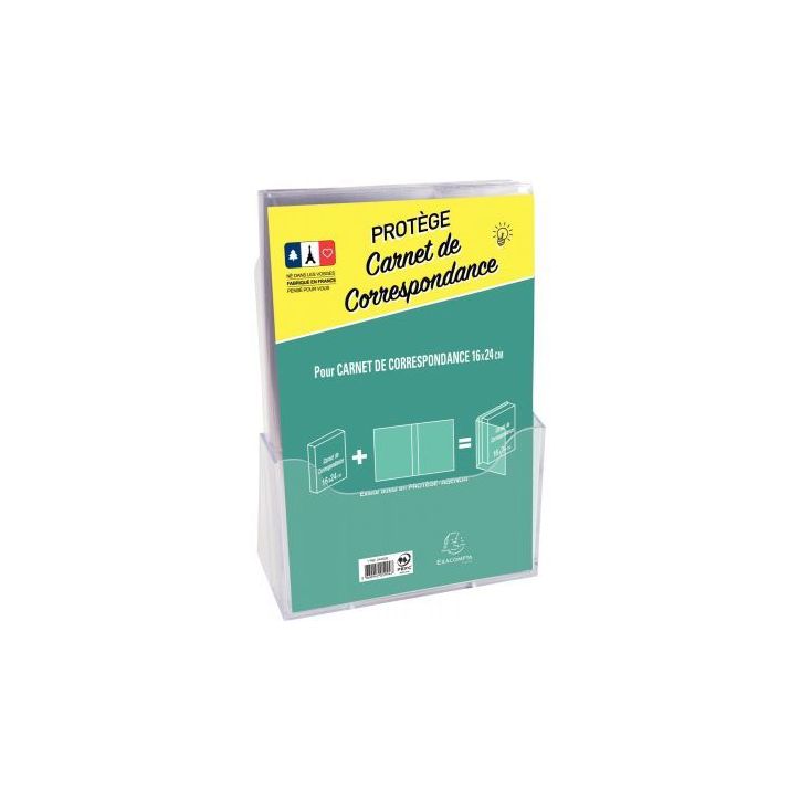 Protège carnet de correspondance 24493E EXACOMPTA