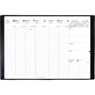 Achetez Agenda semainier août à août EU 09/09 noir 030065Q QUO VADIS pas cher sur Ma Rentrée Sco..