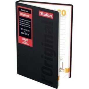 Achetez Agenda L'étudiant gomme 15x20cm noir 100901589 HAMELIN pas cher sur Ma Rentrée Scolaire