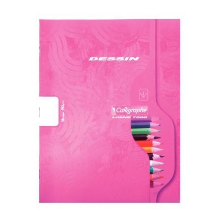 Achetez Cahier de dessin 16 pages format 17x22 cm papier blanc uni 90g 551C pas cher sur Ma Rentrée..