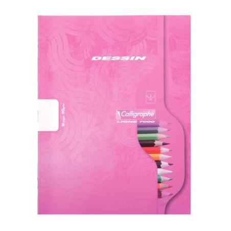 Achetez Cahier de dessin 16 pages format 17x22 cm papier blanc 90g quadrillé 10x10 552C pas cher su..