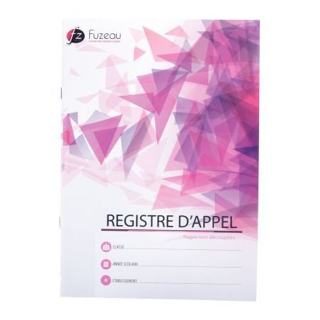 Achetez Registre d'appel journalier non découpé 7670 pas cher sur Ma Rentrée Scolaire