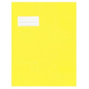 Achetez Paquet de 10 protèges-cahier épaisseur 21/100ème 17x22 cm PVC jaune 1110433 jaune pas che..