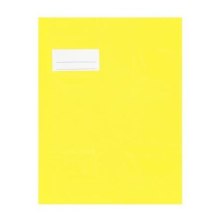 Achetez Paquet de 10 protèges-cahier épaisseur 21/100ème 17x22 cm PVC jaune 1110433 jaune pas che..