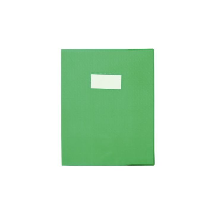 Paquet de 30 protège-cahiers grain 10/100ème format 17 x 22 cm coloris vert 1110417 C0000013