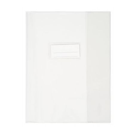 Achetez Paquet de 10 protèges-cahier épaisseur 21/100ème 17x22cm PVC cristal incolore 1110435 inc..