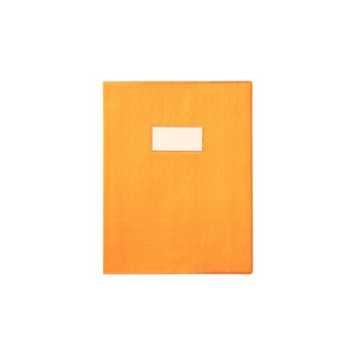 Paquet de 30 protège-cahiers grain 10/100ème format 17 x 22 cm coloris orange 1110417 C0000010