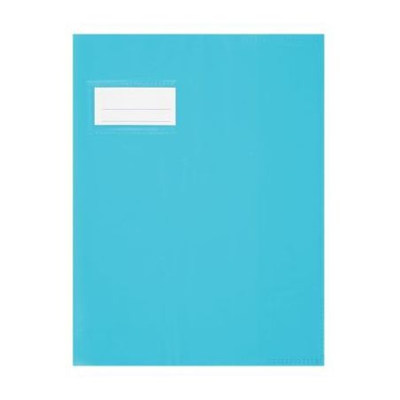 Achetez Paquet de 10 protèges-cahier épaisseur 21/100ème 17x22 cm PVC bleu clair 1110433 ble c pa..