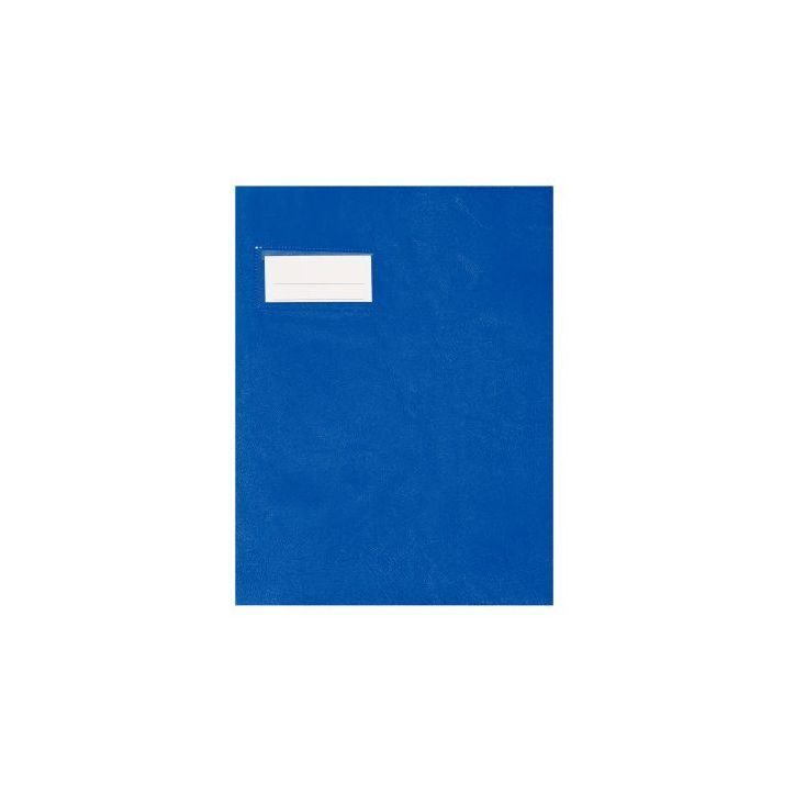 Paquet de 10 protèges-cahier épaisseur 21/100ème 17x22 cm PVC bleu 1110433 bleu