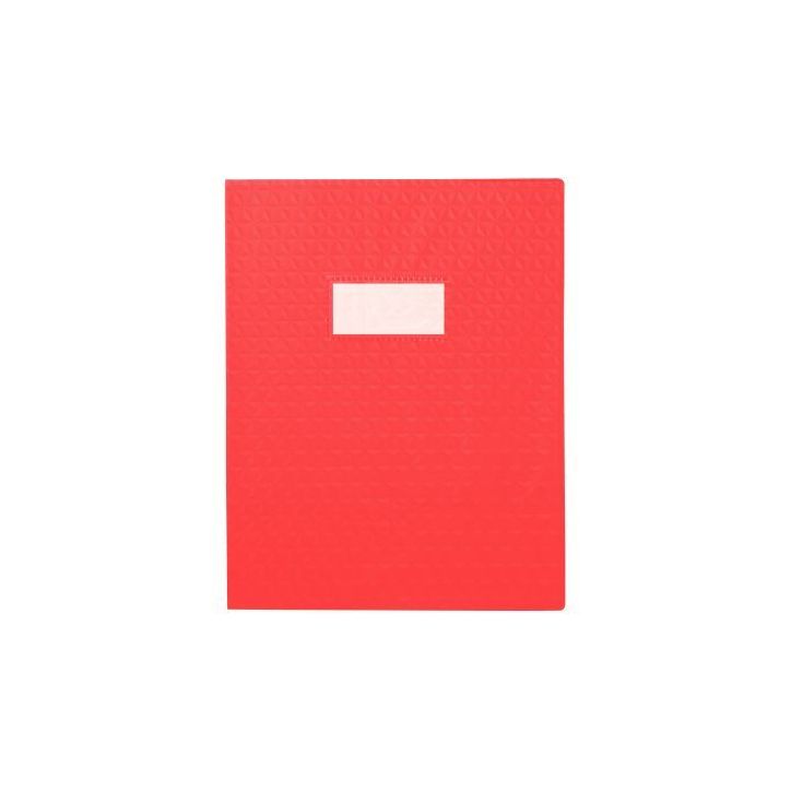 Paquet de 30 protège-cahiers grain 10/100ème format 17 x 22 cm coloris rouge 1110417 C0000012