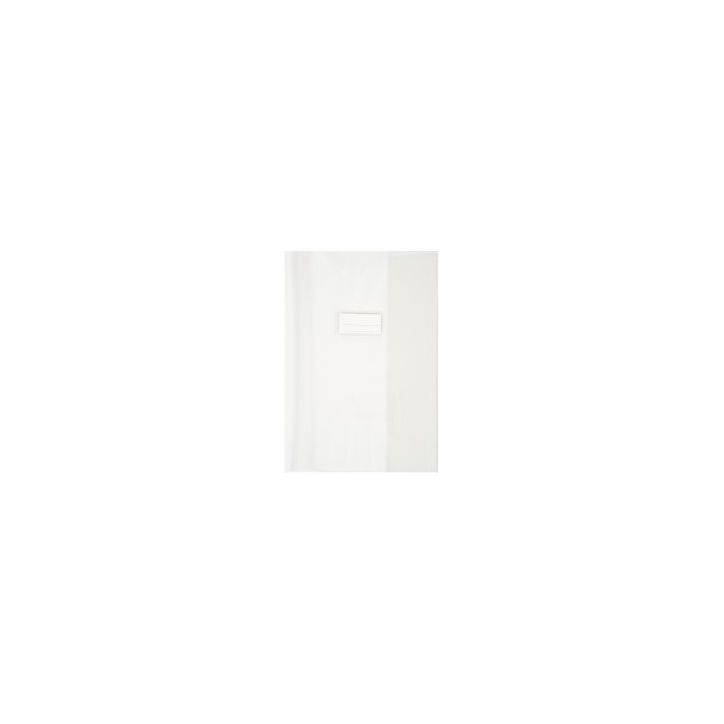 Paquet de 10 protèges-cahier épaisseur 21/100ème 21x29,7cm PVC cristal incolore 1110438 inc