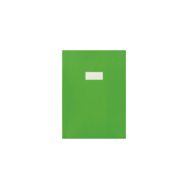 Achetez Paquet de 10 protèges-cahier épaisseur 21/100ème 21x29,7cm PVC vert 12478 pas cher sur Ma..