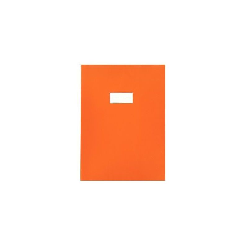 Achetez Paquet de 10 protèges-cahier épaisseur 21/100ème 21x29,7cm PVC orange 1110436 orang pas c..