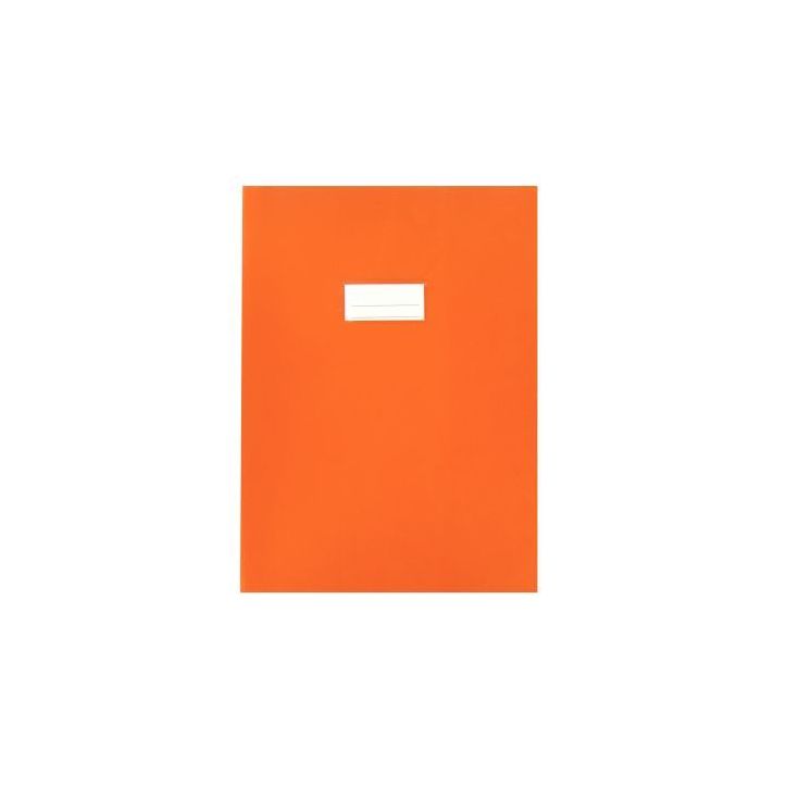Paquet de 10 protèges-cahier épaisseur 21/100ème 21x29,7cm PVC orange 1110436 orang