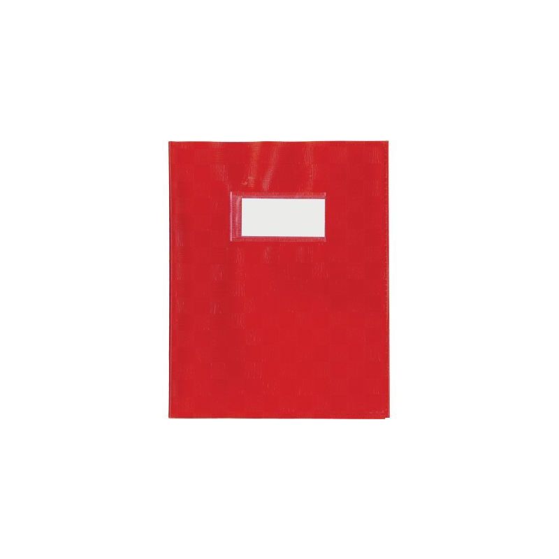 Achetez Protège-cahier PP opaque + étiquette, format A4, rouge 12102PPR AURORA pas cher sur Ma Ren..