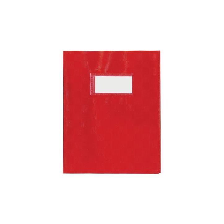 Protège-cahier PP opaque + étiquette, format A4, rouge 12102PPR AURORA