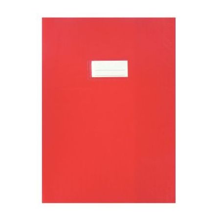 Achetez Paquet de 10 protèges-cahier épaisseur 21/100ème 21x29,7cm PVC rouge 1110436 rouge pas ch..