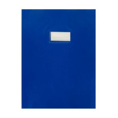 Achetez Paquet de 10 protèges-cahier épaisseur 21/100ème 21x29,7cm PVC bleu 1110436 bleu pas cher..