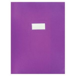Achetez Paquet de 10 protèges-cahier épaisseur 21/100ème 24x32cm PVC violet 12487 pas cher sur Ma..