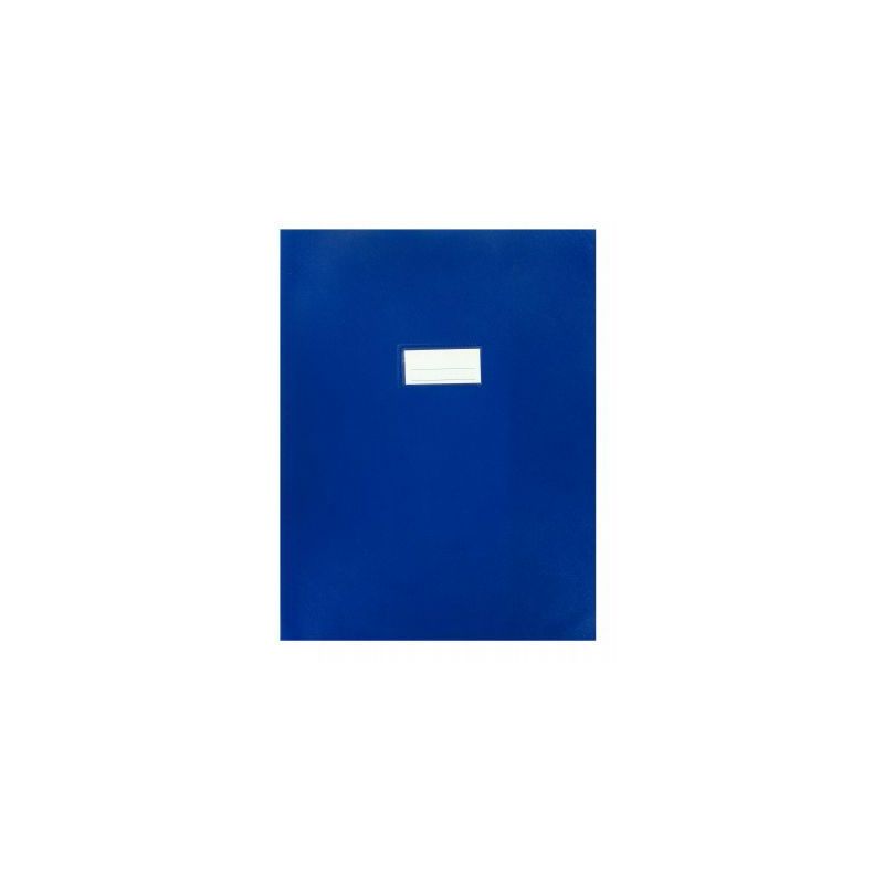Achetez Paquet de 10 protèges-cahier épaisseur 21/100ème 24x32cm PVC bleu 1110439 bleu pas cher s..