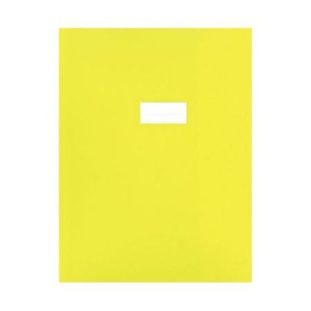Achetez Paquet de 10 protèges-cahier épaisseur 21/100ème 24x32cm PVC jaune 12485 pas cher sur Ma ..