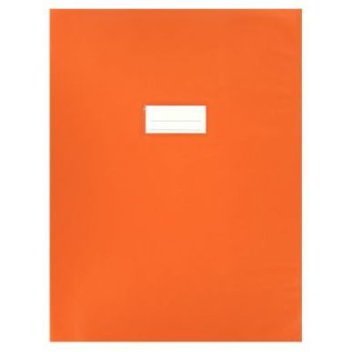 Achetez Paquet de 10 protèges-cahier épaisseur 21/100ème 24x32cm PVC orange 1110439 orang pas che..