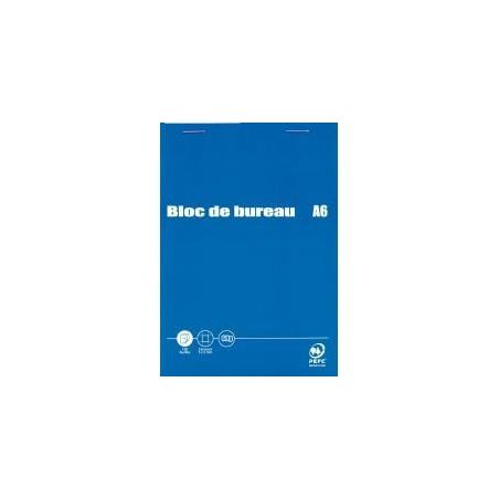 Achetez Bloc 60g agrafé en tête 200 pages petits carreaux 5x5. Format A6 10,5 x 14,8 cm pas cher s..