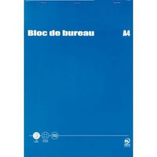 Achetez HAMELIN Bloc bureau 001 format 21 x 29,7 cm (A4) 200 pages quadrillées 5x5 60g. Agafé en-t..