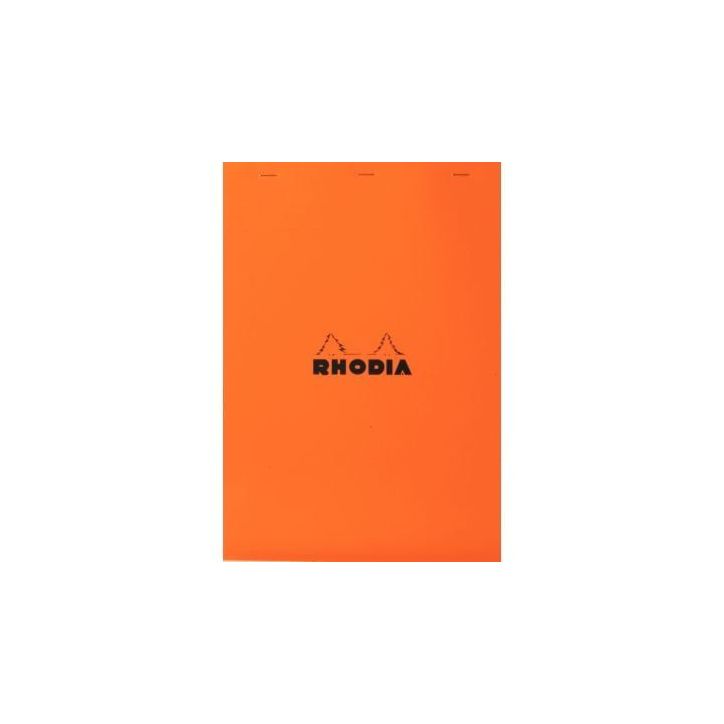 Bloc de bureau RHODIA 80 feuilles, format A5, quadrillé 5x5, papier blanc 80g 16200C RHODIA CLAIREFONTAINE