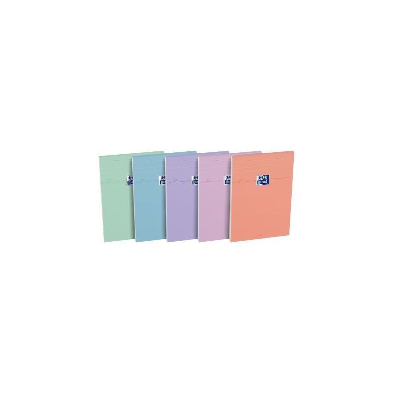 Achetez Bloc OXFORD SMART 80 feuilles, format A5, quadrillé 5x5, coloris pastel assortis 400186944 ..
