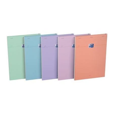 Achetez Bloc OXFORD SMART 80 feuilles, format A4, quadrillé 5x5, coloris pastel assortis 400191244 ..