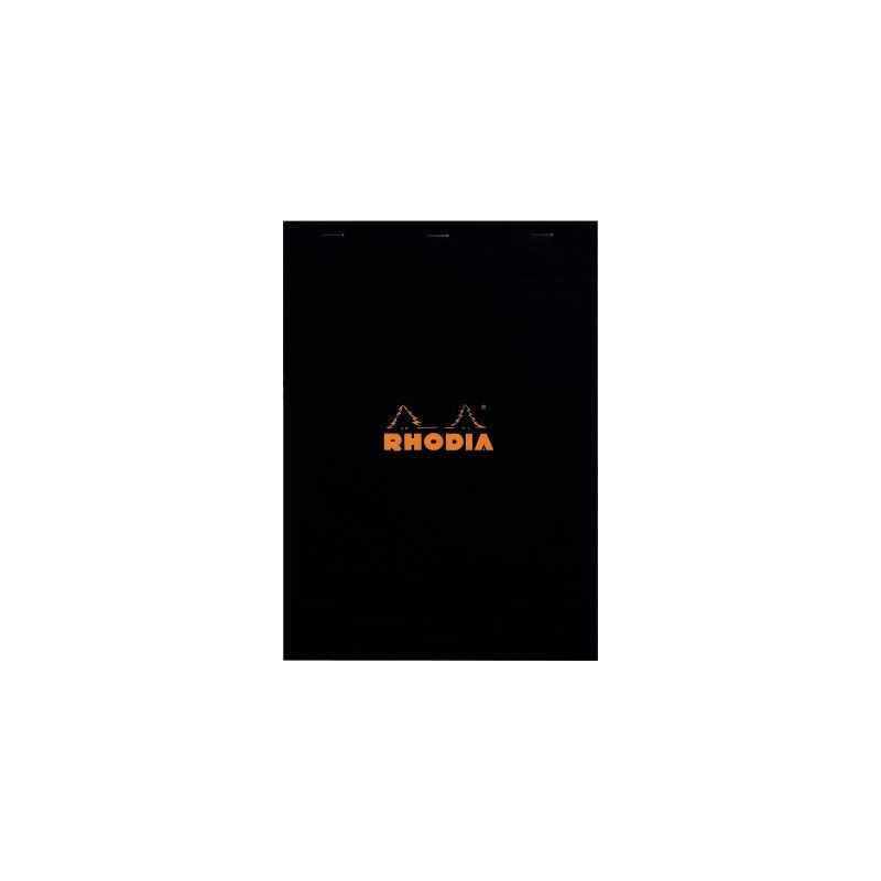 Achetez Bloc de bureau RHODIA BLACK 80 feuilles, format A4, quadrillé 5x5, papier blanc 80g 182009 ..