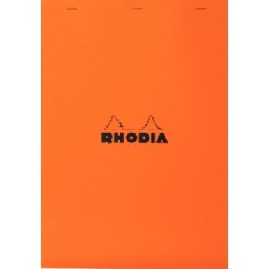 Achetez Bloc de bureau RHODIA 80 feuilles, format 8,5x12 cm, quadrillé 5x5, papier blanc 80g 12200C..
