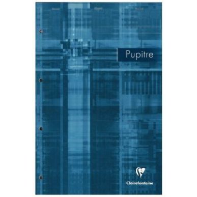 Achetez Bloc-notes PUPITRE A4+ 160 pages perforées, seyès 66131C CLAIREFONTAINE pas cher sur Ma Re..
