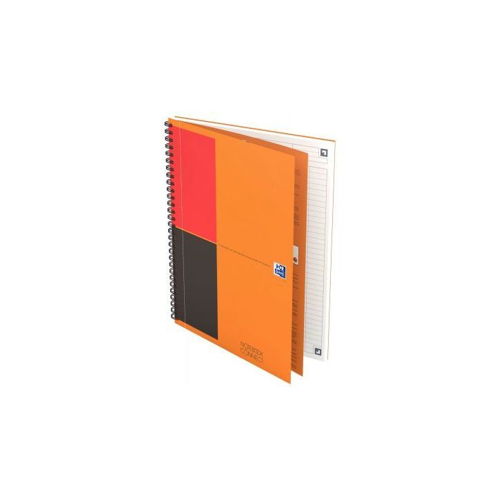 Cahier à reliure intégrale NOTEBOOK SCRIBZEE format tablette B5 ligné 6 mm avec 160 pages 400080785 OXFORD (...)