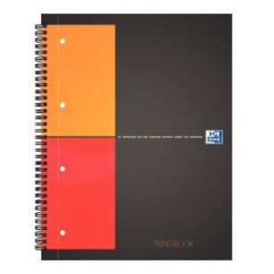 Achetez OXFORD Cahier FILINGBOOK spirales 200 pages perforées 80g 5x5 21x31,8cm Couverture polypro ..