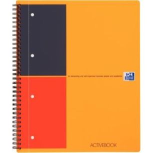 Achetez Cahier à reliure intégrale Activebook 160 pages, format A4+, ligné 6 mm 100102994 OXFORD ..