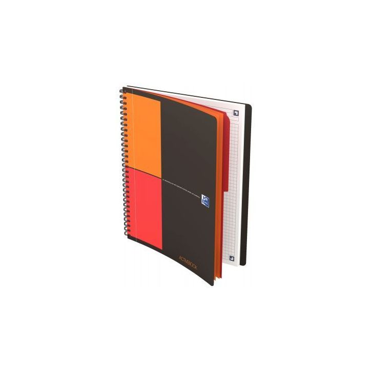 Cahier à reliure intégrale ACTIVEBOOK 160 pages, format tablette B5, quadrillé 5x5 400080786 OXFORD INT HAM(...)