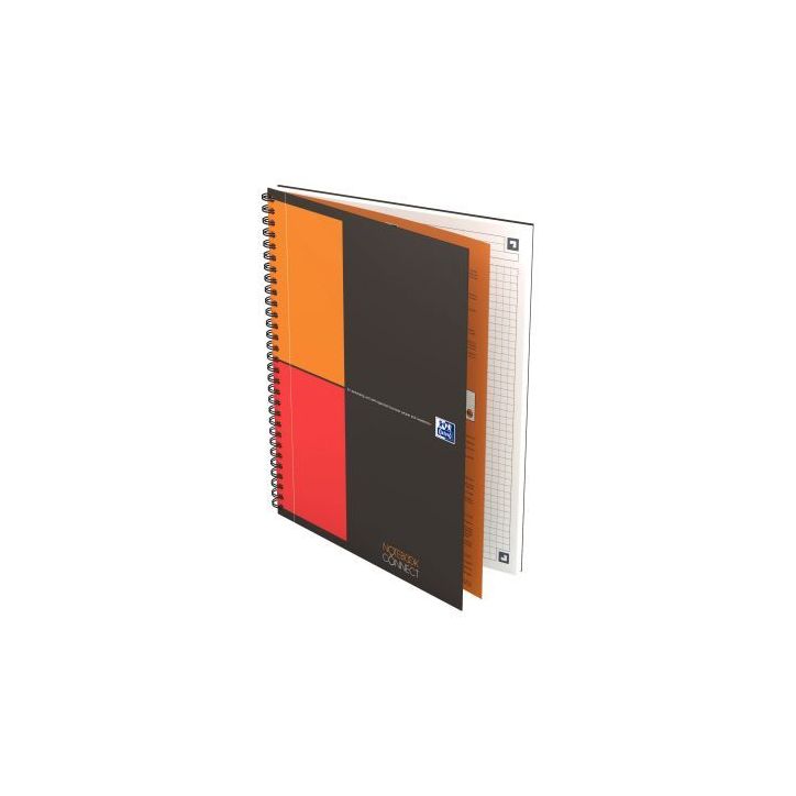 Cahier à reliure intégrale NOTEBOOK SCRIBZEE format tablette B5 quadrillé 5x5, 160 pages 400080784 OXFORD I(...)