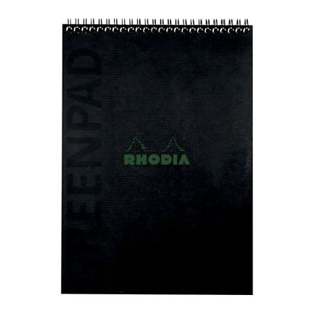 Achetez Bloc-notes GREENPAD à reliure intégrale, format A4, 80 feuilles, quadrillé 5x5 119926C GR..